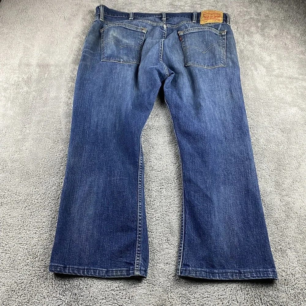 Levis 514 Straight Leg Jeans Mens 38x23 Blue Medium Wash Mid Rise‎